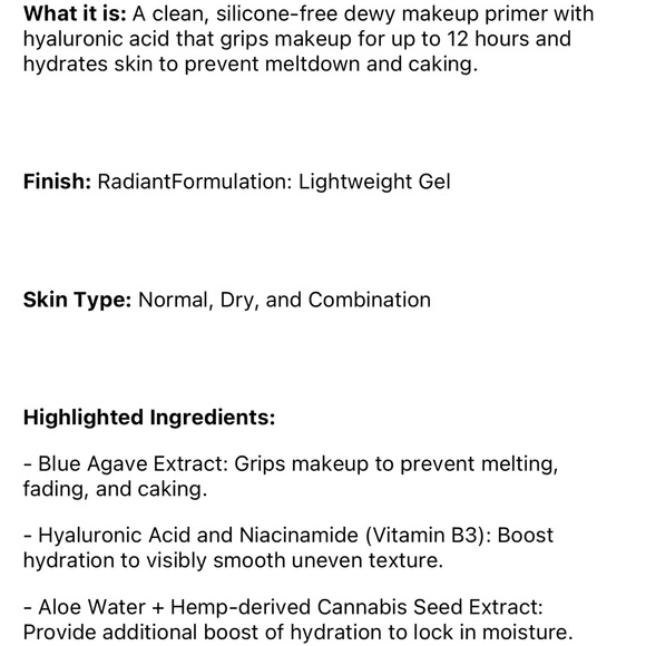 MILK Makeup Hydro Grip Hydrating Primer🪞NEW Extreme Grip Full Size - Picture 8 of 9